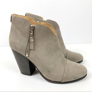 Rag & Bone Margot ankle booties in gray suede